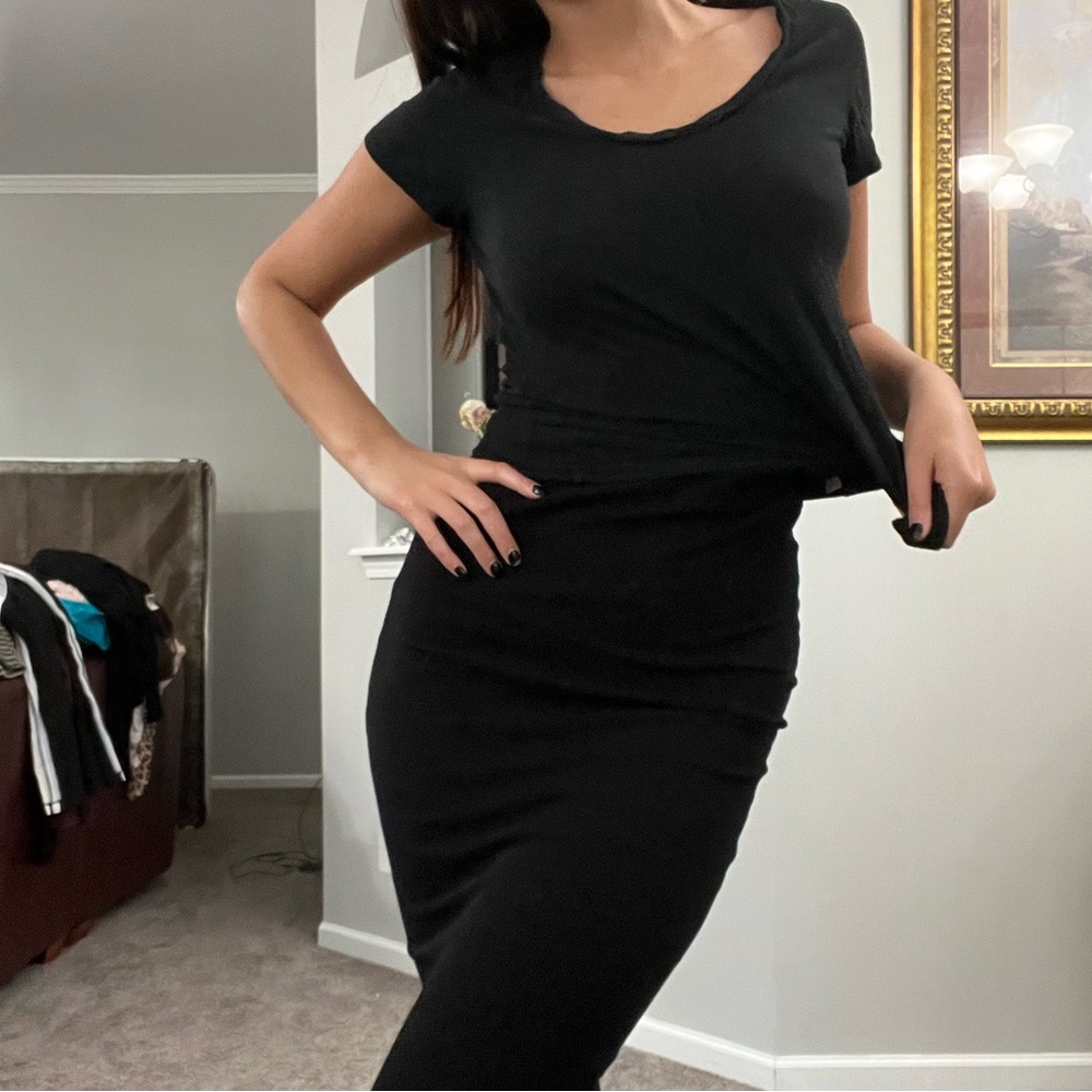 Black GAP Loose Fitting Tank Top